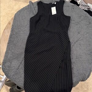 Black Pinstripe Dress
